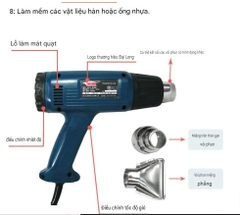 Máy khò nhiệt công nghiệp 2000w-mã Talon TH8623B