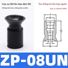 Núm Hút Chân Không ZP dạng 1 ngăn nhún- Giải Pháp Tối Ưu Cho Robot Công Nghiệp