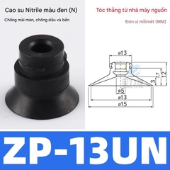 Cốc hút chân không ZP-U | Nhiều size từ ZP-02U đến ZP-50U | Hấp phụ mạnh, gắn robot tự động