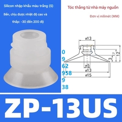 Cốc hút chân không ZP-U | Nhiều size từ ZP-02U đến ZP-50U | Hấp phụ mạnh, gắn robot tự động