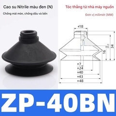Giác Hút Chân Không Robot ZP có 2 ngăn nhún- Ứng Dụng vào hút gắp sản phẩm công nghiệp
