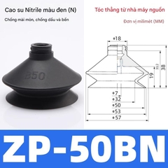 Giác Hút Chân Không Robot ZP có 2 ngăn nhún- Ứng Dụng vào hút gắp sản phẩm công nghiệp