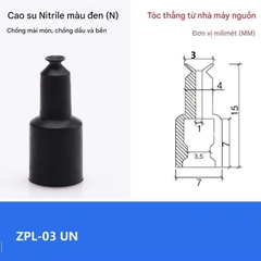 Núm Hút Chân Không ZP dạng 1 ngăn nhún- Giải Pháp Tối Ưu Cho Robot Công Nghiệp
