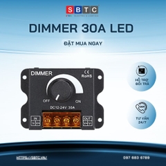Dimmer 30A LED Tăng Giảm Cường Độ Ánh Sáng Đèn LED (Chiết áp điện 1 chiều DC)