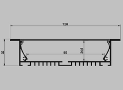 Led thanh nhôm U12032