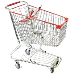 Xe đẩy siêu thị 2 tầng 100 Lít