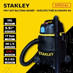 Máy hút bụi công nghiệp Stanley SL19403PE-8A 30L