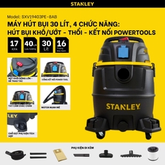 Máy hút bụi Stanley SXV19403PE-8AB – 30L