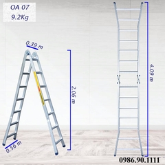 Thang nhôm chữ A Poongsan OA-7
