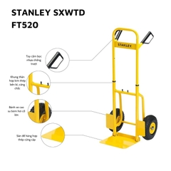 Xe đẩy hàng Stanley 2 bánh FT520 200kg