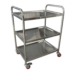 Xe đẩy hàng inox 3 tầng 300kg