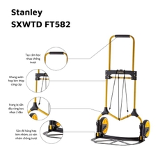 Xe đẩy hàng 2 bánh Stanley FT582 90kg