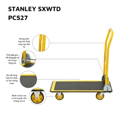 Xe đẩy hàng Stanley 4 bánh PC527 150kg