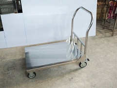 Xe đẩy xoong nồi không có thành chắn