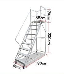 Xe thang di động cao 2.0m
