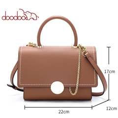 Túi xách nữ thời trang cao cấp DOODOO kiểu dáng Hàn Quốc D8812