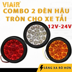 Đèn Hậu Xe Tải, Đèn Hậu  Led Tròn 130*45mm Điện Áp 12V/24V VIAIR VI-001