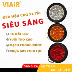 Đèn Hậu Xe Tải, Đèn Hậu  Led Tròn 130*45mm Điện Áp 12V/24V VIAIR VI-001
