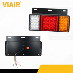 Combo 2 đèn hậu xe tải, đèn hậu led 3 ngăn hình chữ nhật điện áp 12V/24V Viair