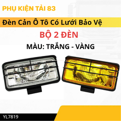 Combo 2 Đèn Cản Xe Tải Màu Trắng, Vàng Có Bảo Hiểm