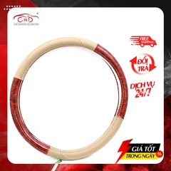 Bọc Vô Lăng CIND HM005 Size 3L Màu Kem - Nhập Khẩu Chính Hãng