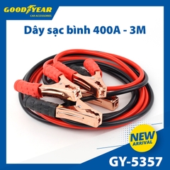 Dây Câu Bình Ắc Quy Lõi Đồng 400A Dài 3m GOODYEAR GY-5357 Kích Điện Cứu Hộ Ô tô - Nhập Khẩu Chính Hãng