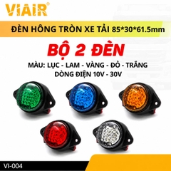 Combo 2 Đèn Đánh Dấu Hong Xe Tải Xe Khách Dùng Chung Điện 12v -24V Bộ 2 Đèn VIAIR 004 85*30*61.5mm
