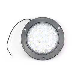 Combo 2 Đèn Led Tròn Siêu Mỏng Viền Xi VI-021 Trắng, Vàng, Đỏ ₵ 140*45mm 12V/24V