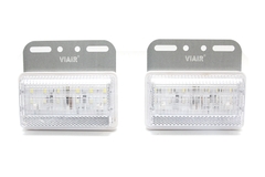 Combo 2 Đèn Hông Xe Tải - Xe Ô Tô Chữ Nhật Lớn VIAIR VI-101 115*100*25mm 12V/24V
