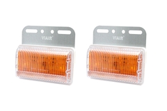 Combo 2 Đèn Hông Xe Tải - Xe Ô Tô Chữ Nhật Lớn VIAIR VI-101 115*100*25mm 12V/24V