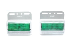 Combo 2 Đèn Hông Xe Tải - Xe Ô Tô Chữ Nhật Lớn VIAIR VI-101 115*100*25mm 12V/24V