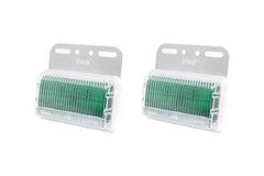 Combo 2 Đèn Hông Xe Tải - Xe Ô Tô Chữ Nhật Lớn VIAIR VI-101 115*100*25mm 12V/24V