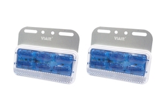 Combo 2 Đèn Led Sườn Đèn Hong Xe Tải 12V-24V Bộ Hai Cái Mạch Chống Nước Điện 129*101.5*23.5mm