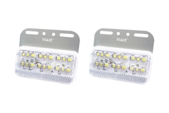 Combo 2 Đèn Led Sườn Đèn Hong Xe Tải 12V-24V Bộ Hai Cái Mạch Chống Nước Điện 129*101.5*23.5mm