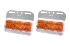 Combo 2 Đèn Led Sườn Đèn Hong Xe Tải 12V-24V Bộ Hai Cái Mạch Chống Nước Điện 129*101.5*23.5mm
