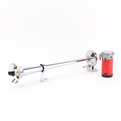 Kèn Sinh Hơi 45CM 1 Loa 12V/24V Có Rờ Le (Kèm Mô Tơ Tạo Hơi A) VIAIR VI-A15, Kèn Hơi 1 Loa Xi Xe Tải, Ô Tô