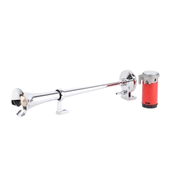 Kèn Sinh Hơi 45CM 1 Loa 12V/24V Có Rờ Le (Kèm Mô Tơ Tạo Hơi A) VIAIR VI-A15, Kèn Hơi 1 Loa Xi Xe Tải, Ô Tô