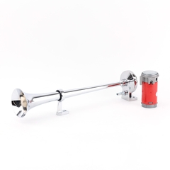 Kèn Sinh Hơi 45CM 1 Loa 12V/24V Có Rờ Le (Kèm Mô Tơ Tạo Hơi A) VIAIR VI-A15, Kèn Hơi 1 Loa Xi Xe Tải, Ô Tô