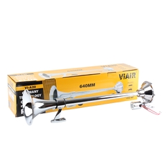 Kèn SInh Hơi 1 Loa Dài 64CM -74CM-100CM 12V/24V VIAIR VI-A20, Còi Hơi Xe Tải