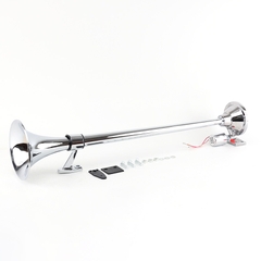 Kèn SInh Hơi 1 Loa Dài 64CM -74CM-100CM 12V/24V VIAIR VI-A20, Còi Hơi Xe Tải