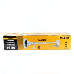 Kèn SInh Hơi 1 Loa Dài 64CM -74CM-100CM 12V/24V VIAIR VI-A20, Còi Hơi Xe Tải