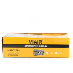 Kèn Sinh Hơi 2 Loa Xi 30*36CM 12V/24V Có Rờ Le VIAIR VI-A25, Còi Hơi Xe Tải, Ô Tô