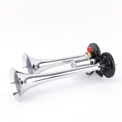 Kèn Sinh Hơi 2 Loa Xi 30*36CM 12V/24V Có Rờ Le VIAIR VI-A25, Còi Hơi Xe Tải, Ô Tô