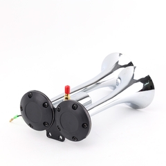 Kèn Sinh Hơi 2 Loa Xi 30*36CM 12V/24V Có Rờ Le VIAIR VI-A25, Còi Hơi Xe Tải, Ô Tô