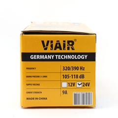 Kèn Sên (Còi Ốc) Đại 12V/24V VIAIR VI-S10 MITSUBA 110dB Còi Sên Xe Tải, Ô Tô