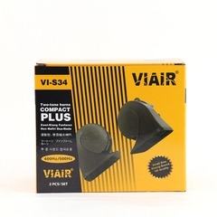 Kèn Sên (Còi Ốc) 12V/24V VIAIR VI-S34 HIGH TONE 500HZ LOWTONE 400HZ, Còi Sên Xe Tải, Ô Tô
