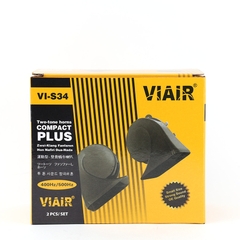Kèn Sên (Còi Ốc) 12V/24V VIAIR VI-S34 HIGH TONE 500HZ LOWTONE 400HZ, Còi Sên Xe Tải, Ô Tô