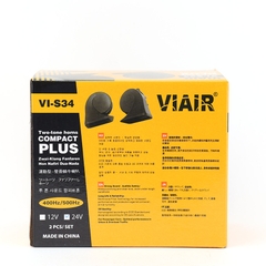 Kèn Sên (Còi Ốc) 12V/24V VIAIR VI-S34 HIGH TONE 500HZ LOWTONE 400HZ, Còi Sên Xe Tải, Ô Tô
