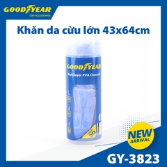 Khăn Da PVA Siêu Mịn GOODYEAR Chuyên Dụng Lau Xe Ô tô Xe Máy Vật Dụng - Nhập Khẩu Chính Hãng