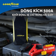 Bộ Kích Bình Cho Xe Hơi 500A GOODYEAR GY-5295 Đa Chức Năng Sạc Dự Phòng 10000mAh Đèn LED Khẩn Cấp - Nhập Khẩu Chính Hãng